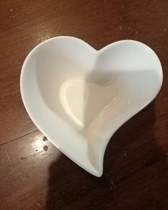 Ciotolina di ceramica a forma di cuore