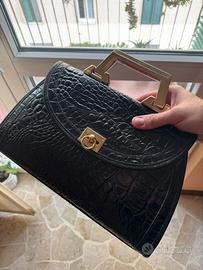 Borsa vintage stampa cocco