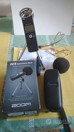 REGISTRATORE DIGITALE ZOOM H1 + SET ACCESSORI COMP