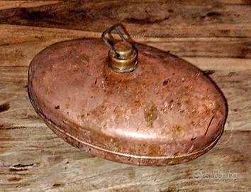 Scaldaletto in rame stile vittoriano 