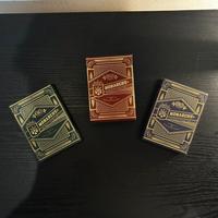 Carte Monarchs Verdi Rosse e Viola