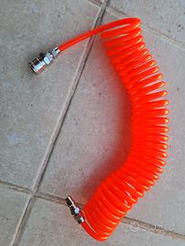 Tubo spiralato per aria compressa attacco rapido