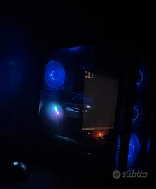 PC computer gaming assemblato+monitor 144hz