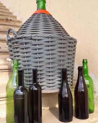 BOTTIGLIE, BOTTIGLIONI, DAMIGIANE