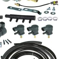 INIETTORI ROMANO GPL +Rail+Raccordi+Riduttore+Elet