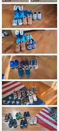 Scarpe vari numeri