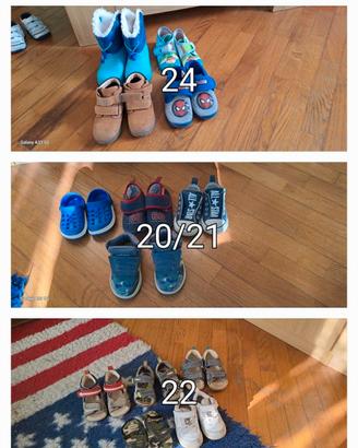 Scarpe vari numeri