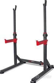 Attrezzi palestra manubri bilanciere e rack