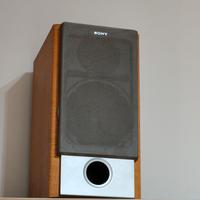 casse in legno sony come nuove