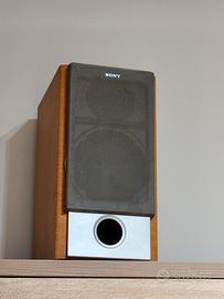 casse in legno sony come nuove