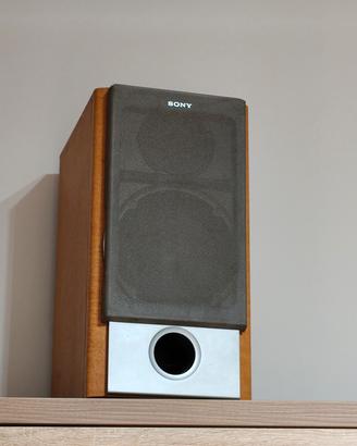 casse in legno sony come nuove