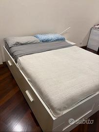 Letto 147x205 IKEA materasso incluso
