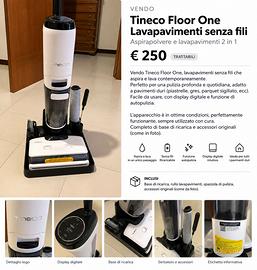 Aspirapolvere Lavapavimenti