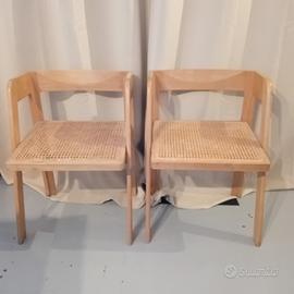 Coppia sedie anni 70 Tito Agnoli