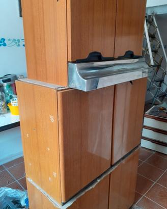 Pensile per cucina 2 ante, kappa e scolapiatti 