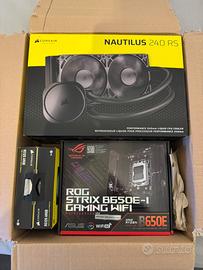 Asus rog strix b650e-i/ corsair rs240/ventole rgb