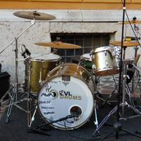 Batteria acustica in acero CVL DRUMS