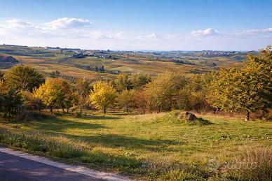 Terreno edificabile panoramico 1700mq - Val Tidone