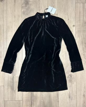 Vestito Marella “Cernia” in velluto nero