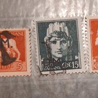 1943- serie imperiale- soprastampata PM e T.