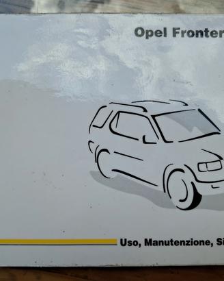 Libretto uso e manutenzione Opel Frontera