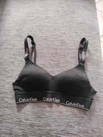 reggiseno Calvin Klein nero taglia prima