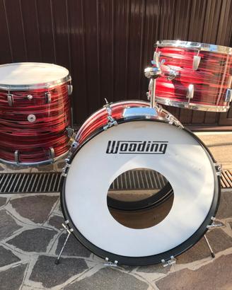 Batteria Meazzi Wooding vintage