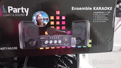 party light e sound. karaoke  