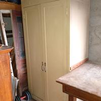 Armadio rustico legno artigianale Vigevano 