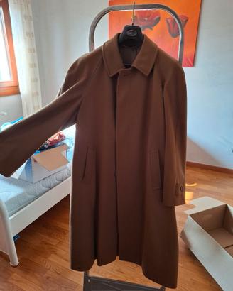 Cappotto da uomo lungo color cammello