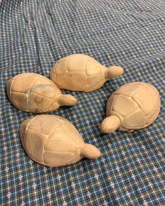 4 Tartarughe in steatite