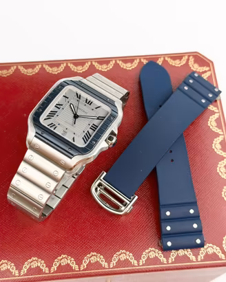 Cartier Santos XL, Full set, Si Permute