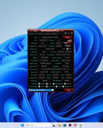 GEFORCE RTX 3080 010G V2 ASUS TUF LHR