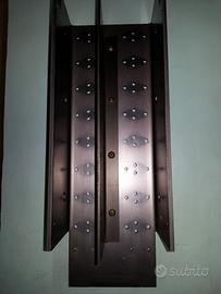 DISSIPATORE AUDIO 382x130x97 mm. FORATO 8+8 TO3