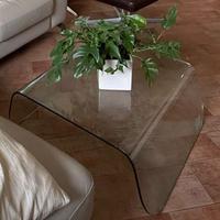 Tavolino cristallo 78x70 cm