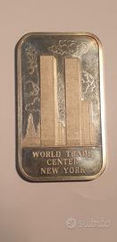 Lingotto argento TORRI GEMELLE