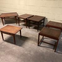 Set tavoli vintage anni 50 60 design Finn Juhl