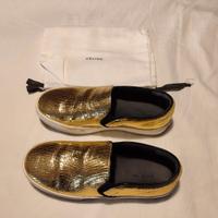 SCARPE CELINE SLIP-ON SNEAKER 25 GOLD