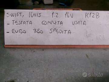 Testata completa swift, ignis usata