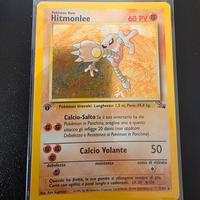 Carta pokemon holo Prima edizione Hitmonlee