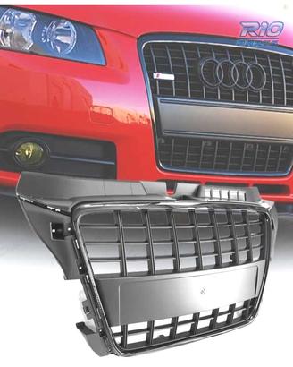 GRIGLIA AUDI A3 8P 8PA 08-12 LOOK S LINE NERO LUCI