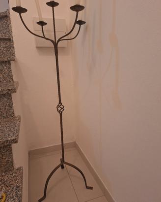 candelabro in ferro battuto 