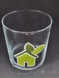 Set di bicchieri da tavola in vetro 'Ecofriendly'