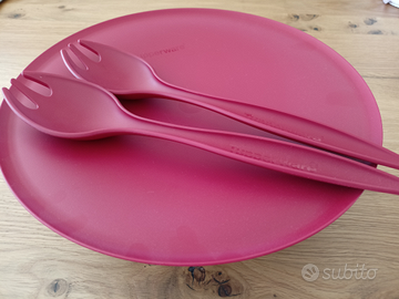 Contenitore 1,5L e posate insalata Tupperware