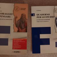 Libro "Il coraggio di pensare" 1 + quaderno studio