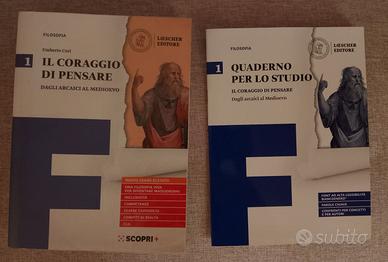 Libro "Il coraggio di pensare" 1 + quaderno studio