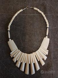 collana in Avorio  vintage egizio