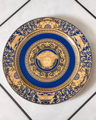 Piatto Versace Medusa Blue porcellana Rosenthal