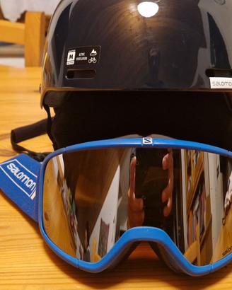 Casco e zaino Salomon