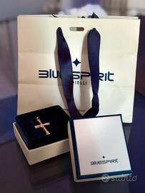 Elegante Ciondolo a Croce in Oro 9kt – Nuovo 